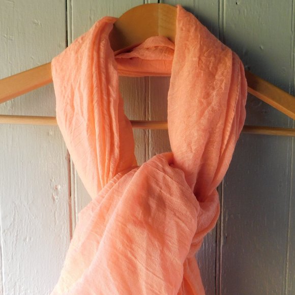 Orange Sherbet  Breezy Scarf - Picture 3 of 7